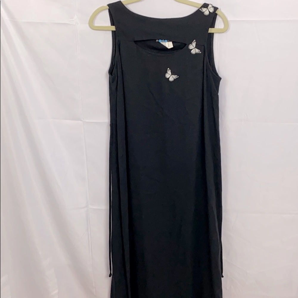 Keyhole Butterfly Detail Maxi Dress